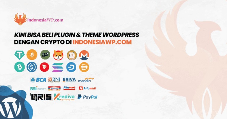 Beli Plugin dan Theme WordPress dengan Crypto