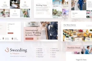 Elementor Template Kits Sweeding
