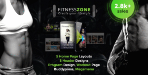 download theme Fitness Zone WordPress