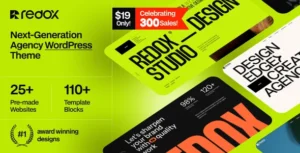 Redox Redox - Creative Agency Portfolio WordPress Theme